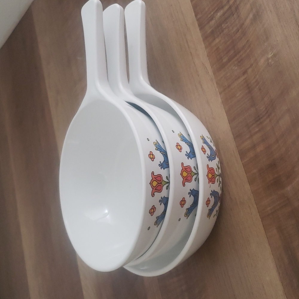 CorningWare Country Festival Vintage 3-Piece Skillet Sauce Pan Set